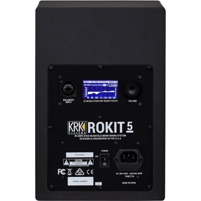 KRK ROKIT 5 G4 5" 2-Way Active Studio Monitor (Single, Black) image 4