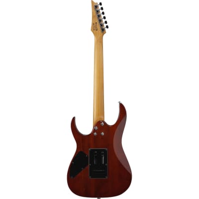 Ibanez GIO GRG220PA1BKB Guitar, Purpleheart Fretboard, Trans Brown Black Burst image 4