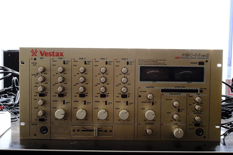 Vestax PMC-46 DJミキサー Vestax PMC 46 Gold Rotary MIxer (New) In Box | eBay