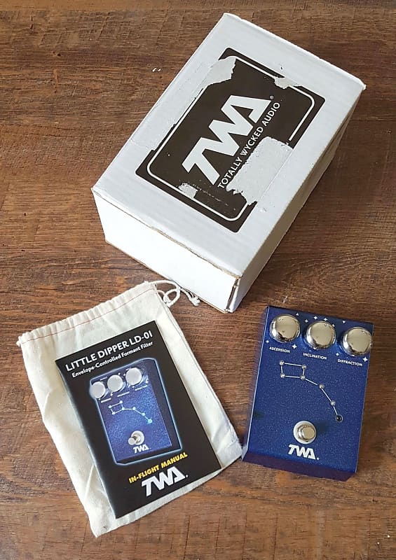 TWA LD-01 Little Dipper Mk 1 Envelope Filter Auto Wah Formant Filter Made in USA 2010 Blue Metallic image 1