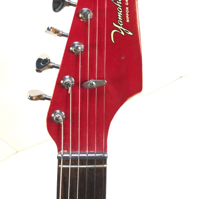 Yamaha 2 pickup modified electric guitar SG-2 1966 Hot rod red image 8
