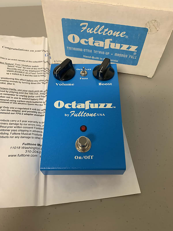 Fulltone OctaFuzz Effect Pedal Big Box V.1 with Box 2009