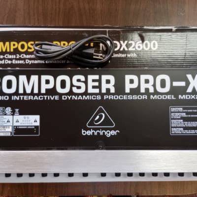 Behringer MDX2600 Composer Pro-XL Compressor / Limiter w/box ***FREE SHIPPING*** image 4