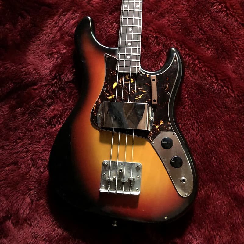 c. 1960s〜70s Guyatone EB-25 MIJ Vintage Bass JB Style  "Sunburst" image 1