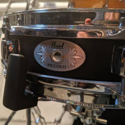 Pearl S1330B 13x3" Steel Piccolo Snare Drum image 1