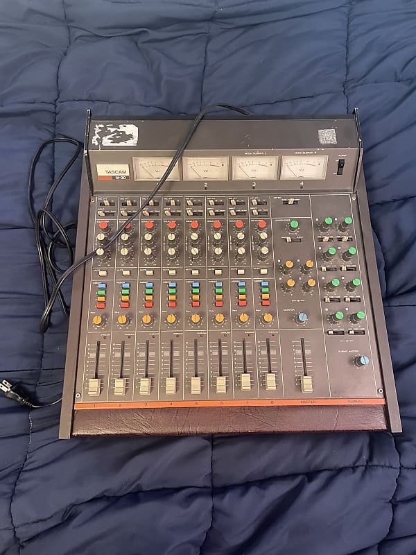 TASCAM M30 1970s1980s 8 Channel mixer Reverb