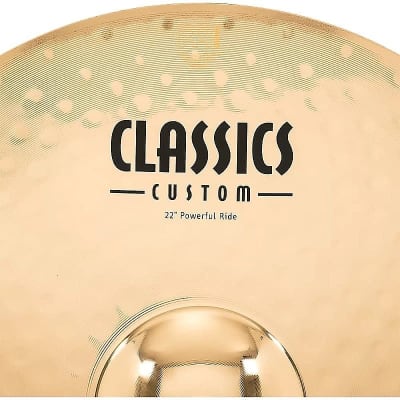 Meinl Classics Custom Brilliant CC22PR-B 22" Powerful Ride Cymbal  (w/ Video Demo) image 6