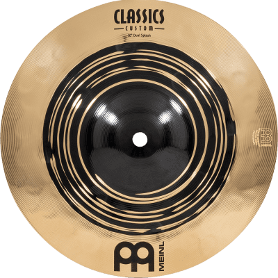 Meinl CC10DUS 10" Classics Custom Dual Splash Cymbal w/ Video Demo image 1