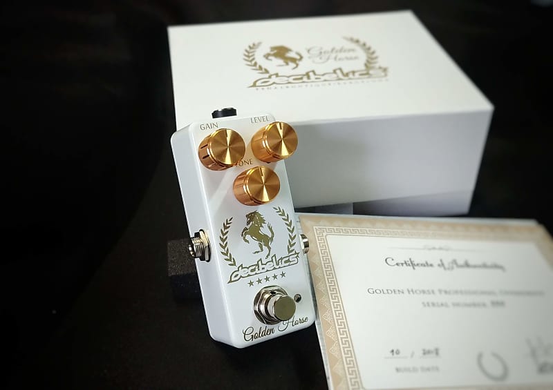 Decibelics Golden Horse Professional Overdrive - Special White Edition - Preorder image 1