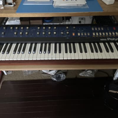 Korg PolySix 1980s - Navy Blue (Kiwi Six) owned by Junkie XL