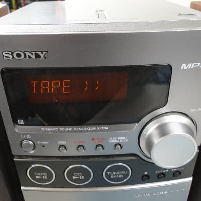 Sony CMT-NEZ30 AM/FM Stereo CD Cassette Micro Hi-Fi Component System - Complete w BONUS ITEM !! image 2