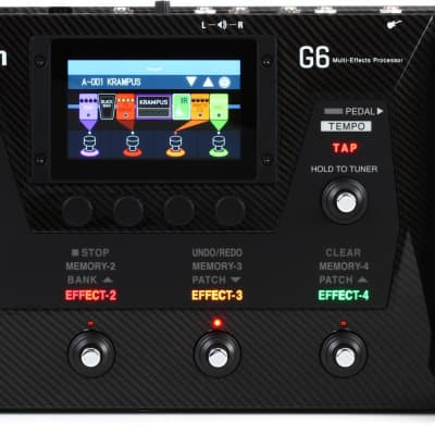 Zoom G6 Multi-Effects Processor Pedal for Guitarists + Zoom | Reverb