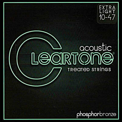Cleartone 7410 EMP Coated Phosphor Bronze Acoustic Guitar Strings 10-47 Light 2010s Standard image 1