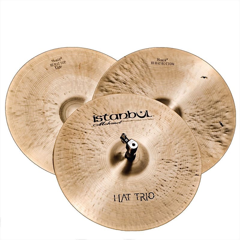 Istanbul Mehmet Cymbals 14" Traditional Hat Trio image 1