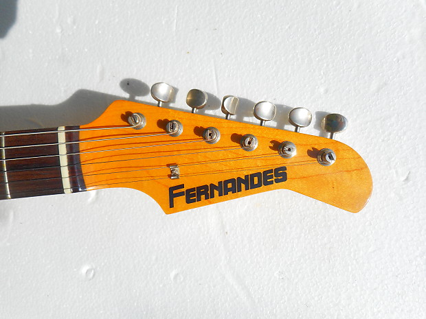 Fernandes Stratocaster, 1980's japan, L Series, Sunburst