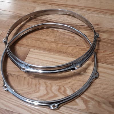world max  Rims / Hoops Snare  !2" set  2000 chrome image 4