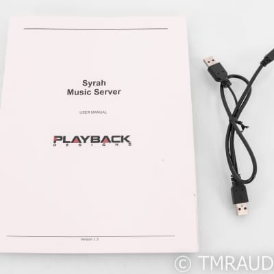 Playback Designs Syrah Wireless Network Server; CD Ripper; 2TB image 8