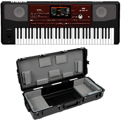 Korg PA700 61-key Arranger with 370+ Music Styles, 1,700+ Sounds + SKB 3I-4217-TKBD Case