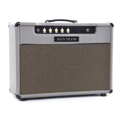 Matchless Lightning 15W Reverb 1x12" Combo Dark Grey w/ Gold Grill image 2