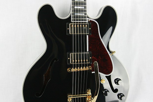 Gibson 1959 ES-355 Reissue Ebony w/Bigsby VOS SN. A940587