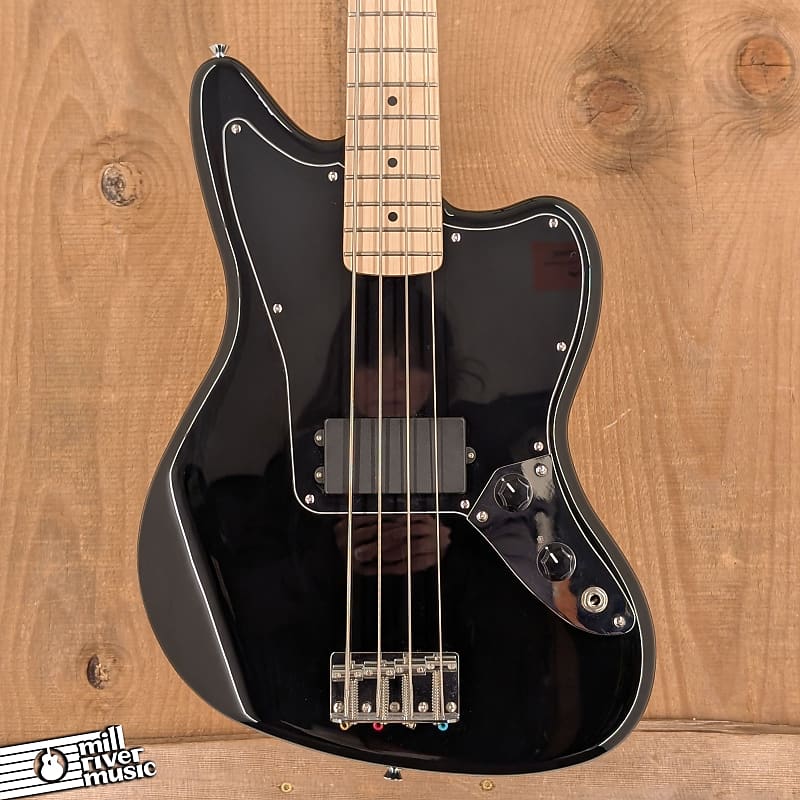 Squier Affinity Jaguar Bass H, Black - Used, with Gig Bag