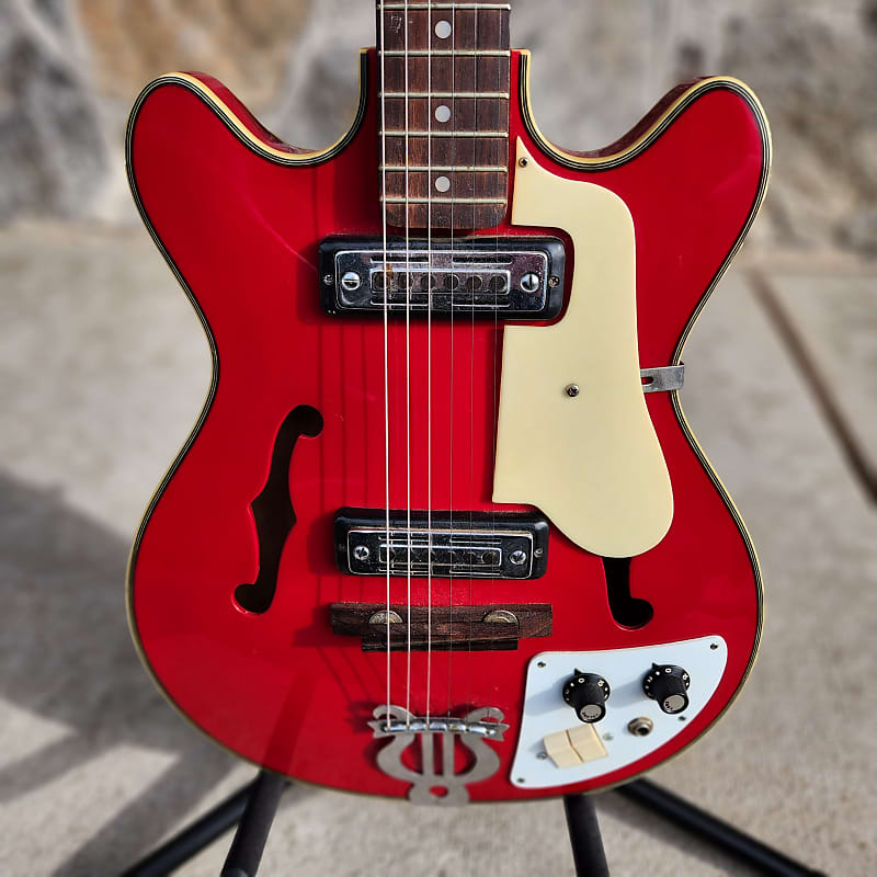 Teisco Del Rey EP-7, 1960's, Red image 1