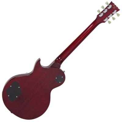 Vintage V100 ReIssued Electric Guitar - Cherry Sunburst (V100CS) image 2