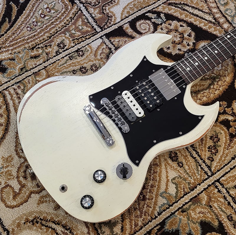 Gibson sg faded white discount