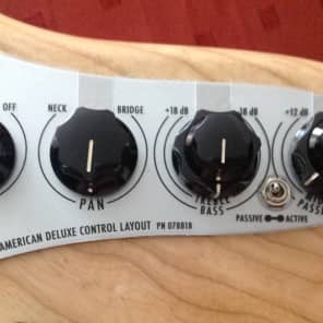 Fender Active 3 Band EQ Control Chrome Plate Knobs 18v 2011 Reverb