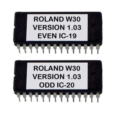 Roland W-30 Latest OS v 1.03 Firmware Upgrade sampler W30 Eprom Update Rom