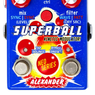 Reverb.com listing, price, conditions, and images for alexander-pedals-superball-kinetic-modulator