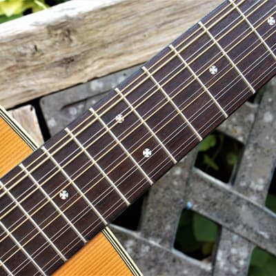 1980s Yamaha FG-420-12, 12 String Acoustic Guitar, Natural image 5