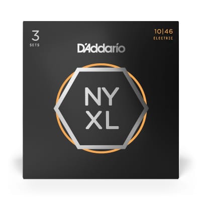 3 Sets of D'Addario NYXL1046 Nickel Wound Regular Light Electric Guitar Strings NYXL (10-46) image 5