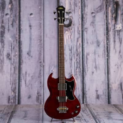 Vintage 1970's Aria EB-0 Style Electric Bass, Cherry image 4
