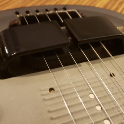 1949 Rickenbacher 1950 Electro NS-6 Rickenbacker Lap Steel Vintage Guitar 40’s 50’s Metal Shaded Grey Rare White Plastics image 6