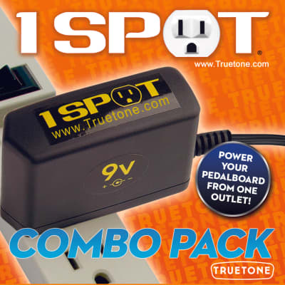 Truetone 1 Spot Combo Pack 9V Pedal Power Supply w/ Daisy Chain & Adapters image 1