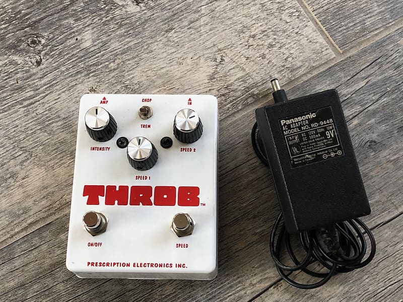 Prescription Electronics Inc Throb Dual Speed Tremolo Chop Guitar Effects  Pedal