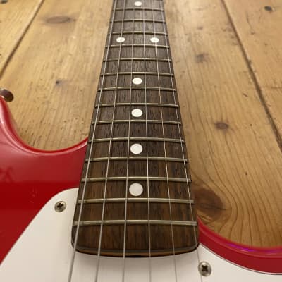 Fender Japan Mustang '69 Reissue MIJ 2010 Rare Fiesta Red Finish w/ Matching Headstock image 11