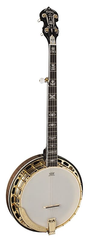 Washburn Americana Series 5-String Flamed Maple Banjo, Tobacco Sunburst B17K-D image 1