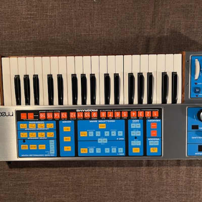 Moog Source Monophonic Analog Synthesizer with Patch Memory 1981 - 1985 - Blue