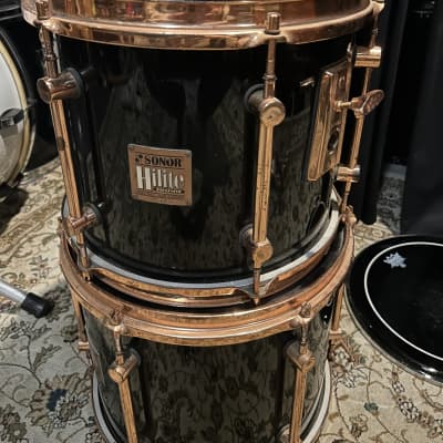 12” x 10” Sonor Hilite Exclusive tom 90s - Black image 1