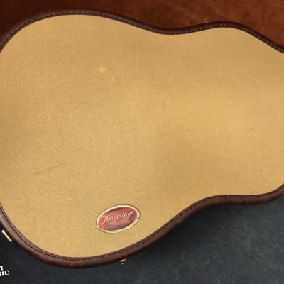 Ameritage Gold Series AME-11 OM-Style Acoustic Guitar Hardshell Case image 2