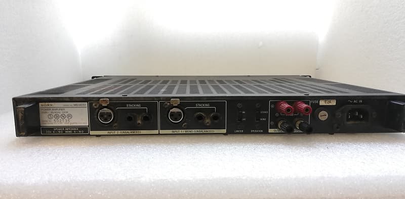 Sony Mu A051 Professional Amplifier