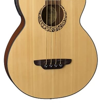 Luna Tribal Acoustic-Electric  Bass 30 Inch LAB 30 TRIBAL, Short Scale, New, Free Shipping image 1