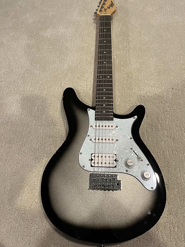 Rogue Rocketeer Deluxe Electric Guitar 2016 Gray Burst | Reverb