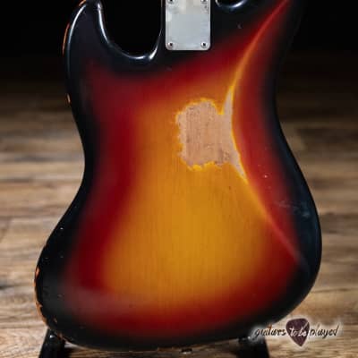 Bluesman Vintage El Dorado 4-String Bass w/ Soft Case – 3-Tone Sunburst image 8