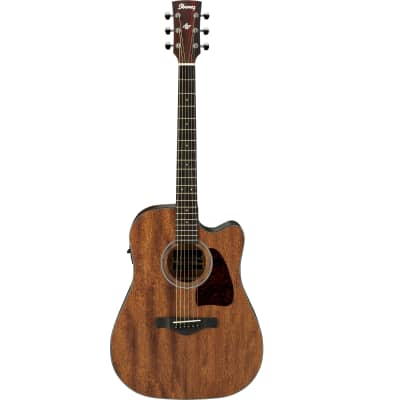 Ibanez AW54CEOPN Artwood Okoume Open Pore Dreadnought with Cutaway
