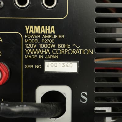 Yamaha P2700 Professional Power Amplifier Amp #38115 image 14