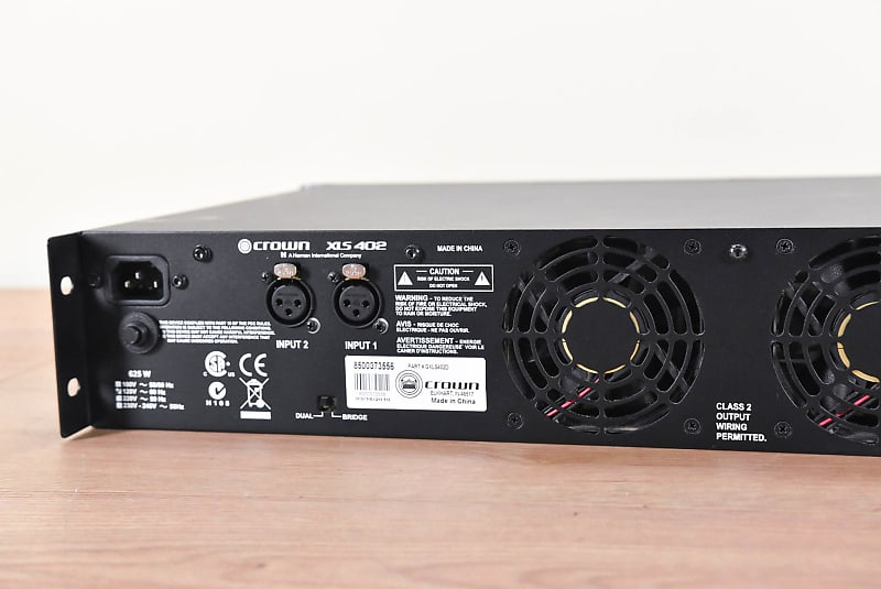 Crown XLS 602 2-Channel Power Amplifier Reverb Australia