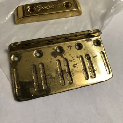 Fender Bass 1980's Gold Bridge and Thumb rest image 12
